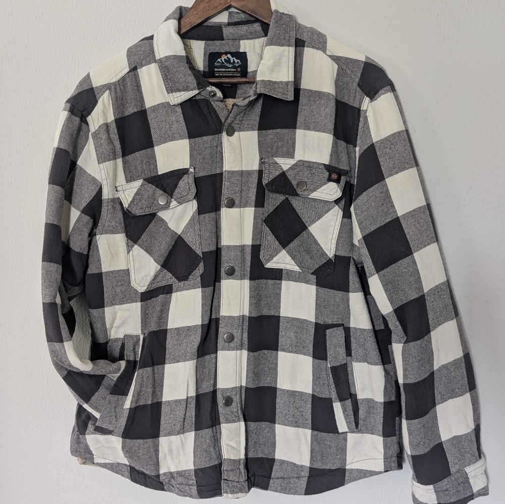 Black and White Plaid Jacket
